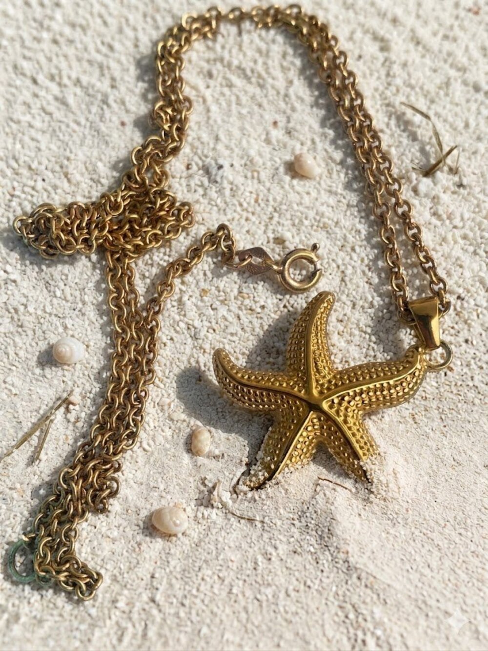EKSTRO Gold Filled Starfish necklace